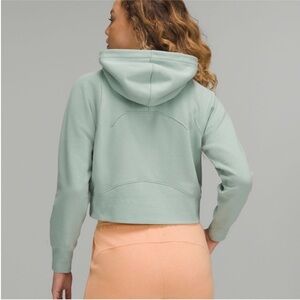 Lululemon Loungeful Cropped Hoodie | Mint Green